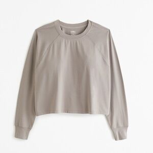 Abercrombie YPB Active Cotton-Blend Long-Sleeve Easy Tee